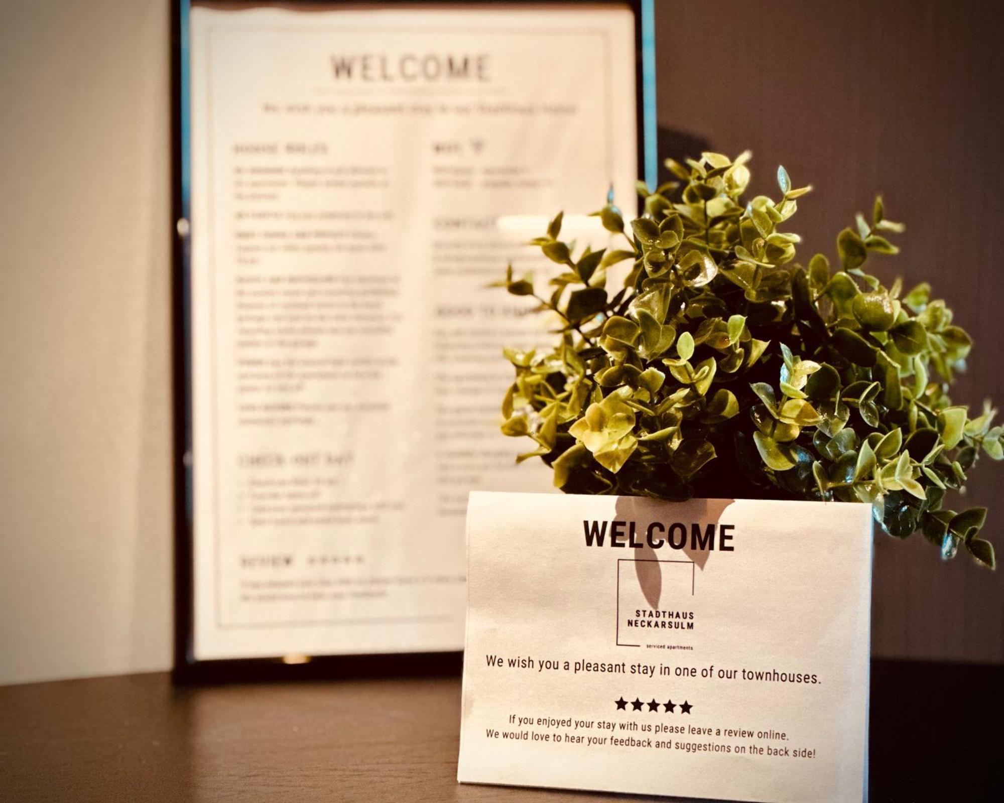 Stadthaus Neckarsulm Serviced Apartments - Stadthaus Heiner Exteriör bild