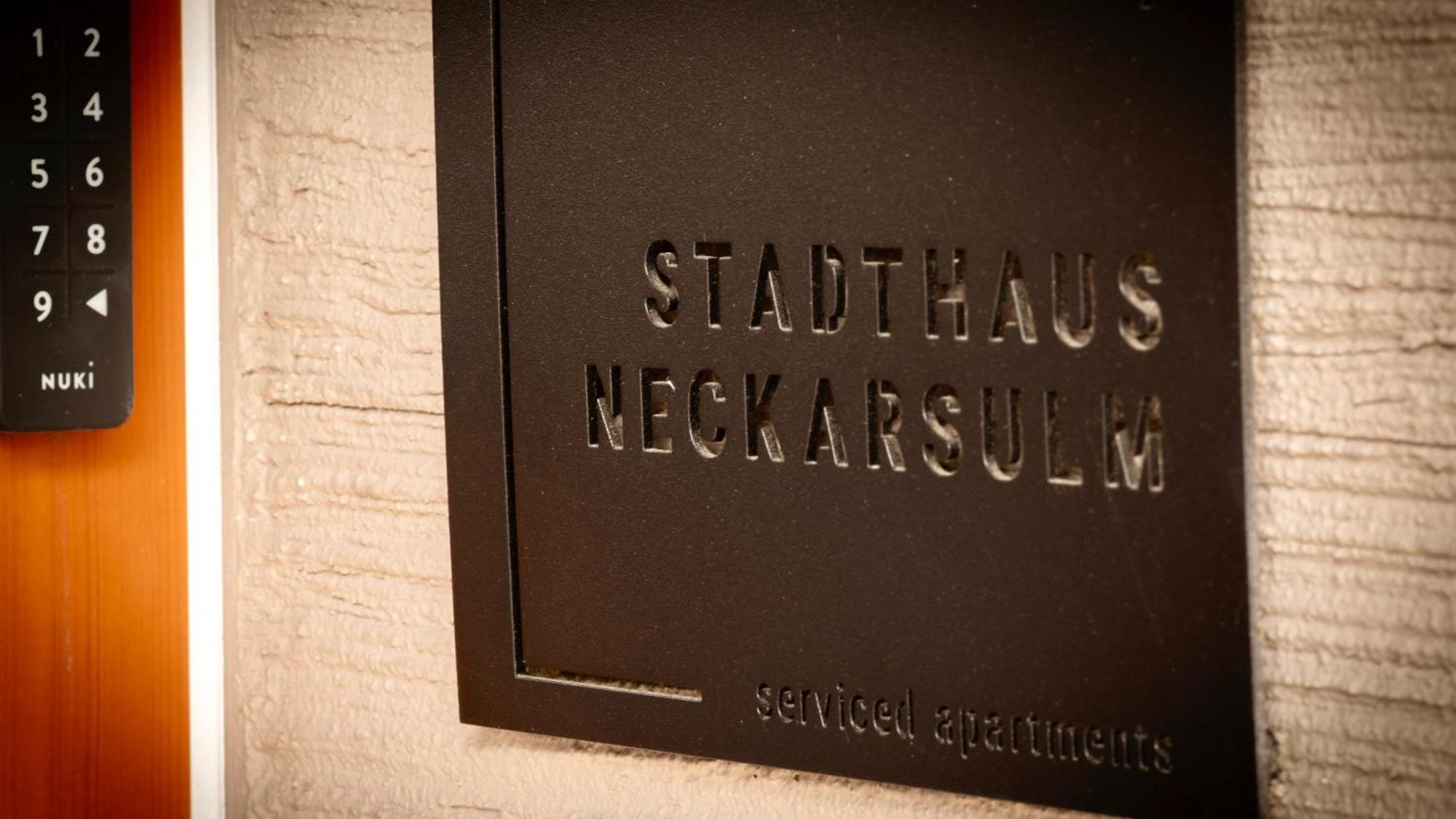 Stadthaus Neckarsulm Serviced Apartments - Stadthaus Heiner Exteriör bild